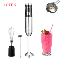 Stilte elektrische staafmixer met variabele snelheid & automatische functie, draagbare smoothiemaker voor huishoudelijk & buitengebruik