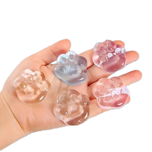 Nuevo Juguete Mochi Kawaii con Forma de Pata de Gato, Transparente, Suave y Agradable al Tacto, para Niños de 5 a 7 Años, Venta al Por Mayor de Fábrica - Product Image 4