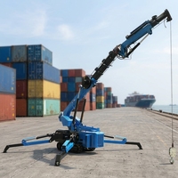 Meistverkaufter Kompakter Hydraulischer Hebekran 4 Tonnen 5 Tonnen 8 Tonnen Spider-Raupenkran Kleiner Raupenkran Preise