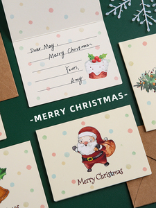 <span class=keywords><strong>Carte</strong></span> de voeux de remerciement de Noël et du <span class=keywords><strong>Nouvel</strong></span> <span class=keywords><strong>An</strong></span> Cartes-cadeaux en papier de vacances avec impression - Product Image 6