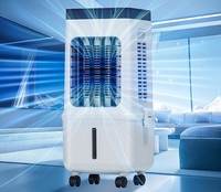 Climatiseur domestique intelligent, ventilateur de climatisation amovible, télécommande à touches souples, ventilateur électrique rotatif à refroidissement par eau