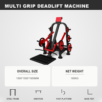 Machine de musculation commerciale rouge multi-prise GA85 à charge par plaques pour l'entraînement des jambes en salle de sport