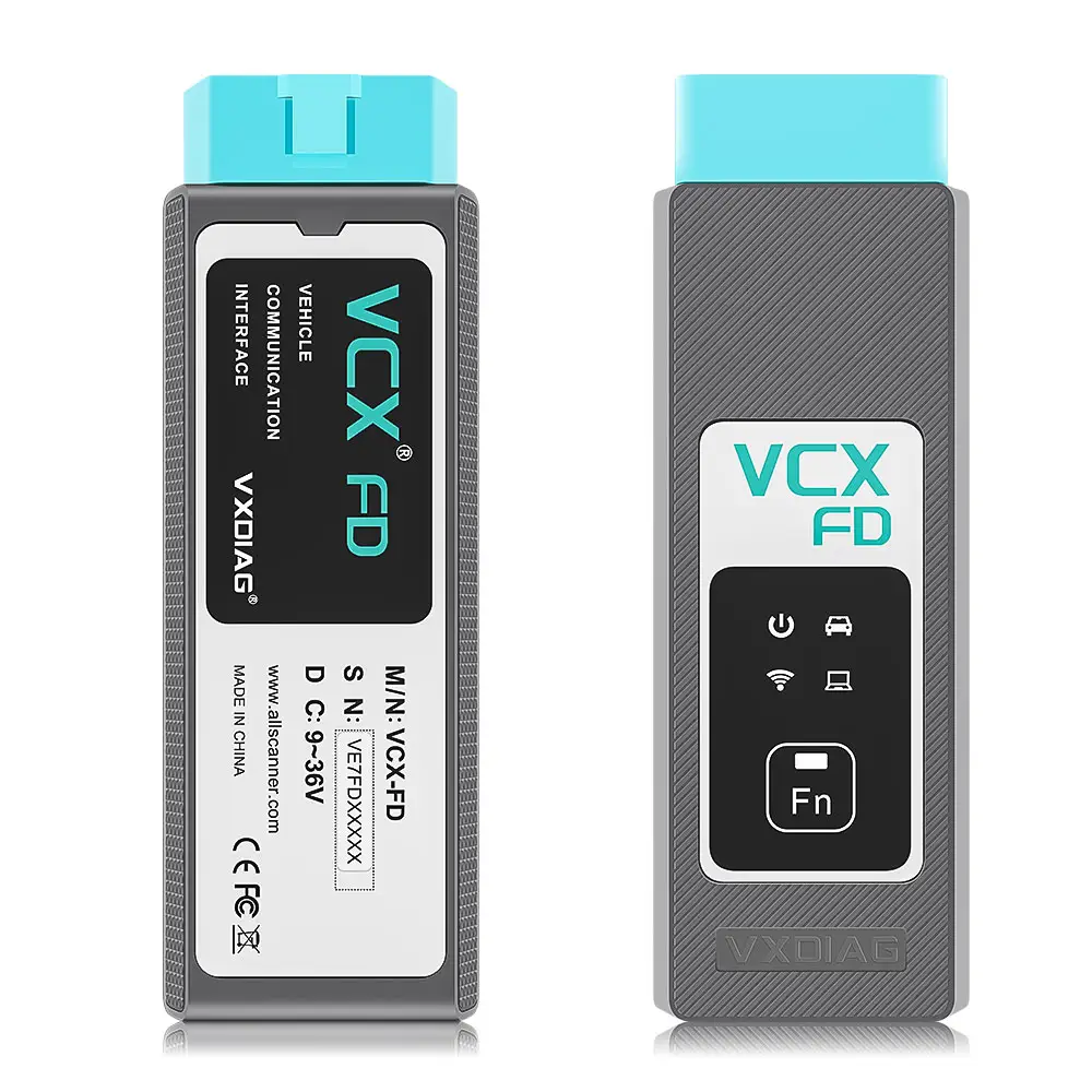 VXDIAG VCX FD เครื่องสแกนเนอร์ OBD2 ยานยนต์ระดับมืออาชีพ CAN-FD DoIP เครื่องมือวินิจฉัย