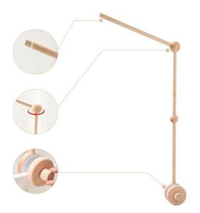 Porte-<span class=keywords><strong>lit</strong></span> mobile en bois simple <span class=keywords><strong>pour</strong></span> bébé, <span class=keywords><strong>moustiquaire</strong></span>, tige suspendue, <span class=keywords><strong>support</strong></span> de cloche de <span class=keywords><strong>lit</strong></span> confortable <span class=keywords><strong>pour</strong></span> nouveau-né - Product Image 3