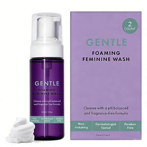 Prodotti per l'Igiene Intima Femminile OEM da Fabbrica GMP, Detergente Schiumogeno Delicato, Ipoallergenico, Equilibrante del PH per Donne e Ragazze - Product Image 1