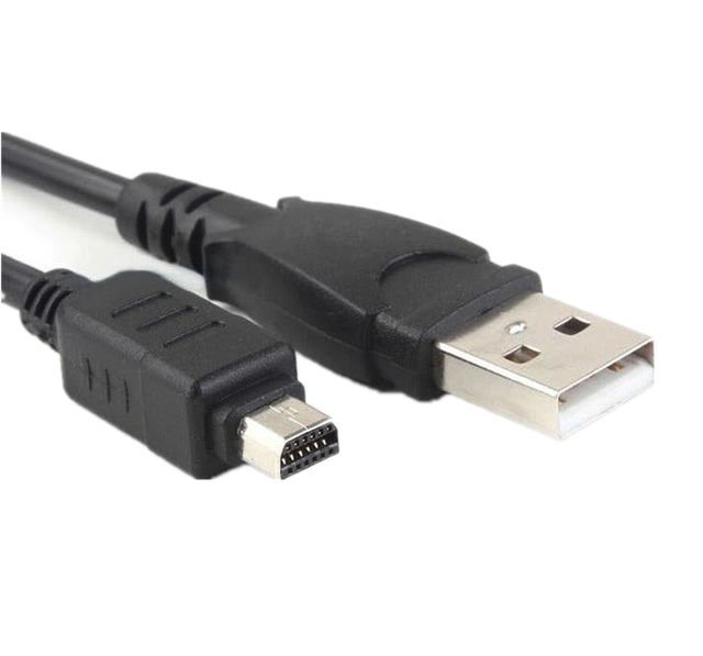 High Quality 1.5M 12Pin USB Camera Cable Data and Charging Cable for CB-USB5 / USB6 12P for Olympus