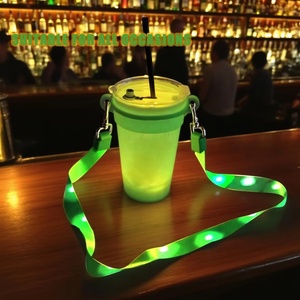 Glowing Strap and Cup Set for Bar Events and Parties <strong>Festive</strong> <strong>Decorations</strong> - Product Image 1
