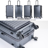 Ensemble de bagages Hardshell extensible de qualité supérieure 3 pièces Roues d'avion silencieuses avec amortisseur Expansion réglable