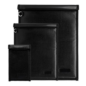 Lot de 3 pochettes RFID anti-EMP, sacs Faraday, cage de Faraday, <span class=keywords><strong>protection</strong></span> pour téléphones portables, ordinateurs portables, clés de voiture, tablettes, <span class=keywords><strong>protection</strong></span> numérique - Product Image 1