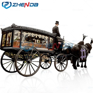 Funeral Buggy Chariot Hearse Manufacturers Funeral Horse Carriage Funeral Carriage Funeral Special Transportation - Product Image 4