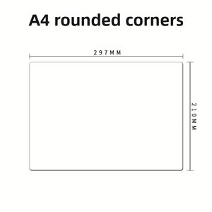 Xóa được a2a3a4 tại chỗ bảng tin từ tính tùy chỉnh khung nhôm bảng trắng sticker cho tủ lạnh lưu ý và viết bề mặt - Product Image 6