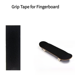 Bande adhésive antidérapante noire découpée sur mesure pour skateboard, trottinette, fingerboard, grip en mousse pour fingerboard - Product Image 3