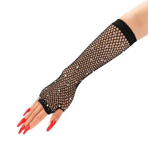 European American Style Split Finger Colorful Diamond Performance Touch <b>Screen</b> Compatible Hiking Gloves Hollow Hot Rolled - Product Image 6