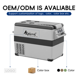 Compresor TF35 12v 24v OEM/ODM Alpicool, Mini Refrigerador Portátil de Doble Zona, Enfriador Eléctrico para Camping, Refrigerador/Congelador DC - Product Image 6