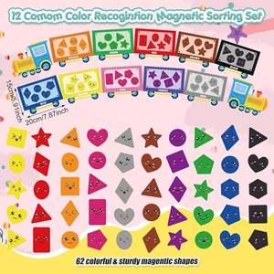 Tapis de tri magnétique pour enfants : Jeux d'association et d'apprentissage avec aimants pour le développement de la motricité fine - Product Image 3