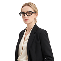 Montures optiques vintage de petite taille haut de gamme, lunettes élégantes et possibilité de personnaliser le logo, lunettes œil de chat pour femmes