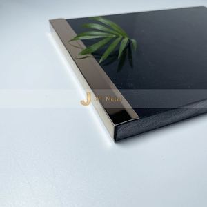 M135 JYFMETAL Profilé de carrelage en acier inoxydable chromé en forme de L 8mm 10mm 12mm 20mm Étanche et durable pour la décoration d'appartements - Product Image 2