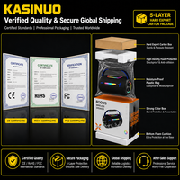 Kasinuo Nouveau Mini Haut-parleur Portable Sans Fil TWS K22 en Tissu 10W avec Batterie 1200 mAh pour Extérieur et Maison VS Gol 4