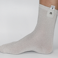 Chaussettes de massage conductrices en promotion pour appareil de thérapie TENS/EMS, stimulateur musculaire