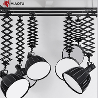 MIAOTU Photographie Pantographe Système Kit Complet Studio Éclairage Support Rail Système pour Vidéo Lumière