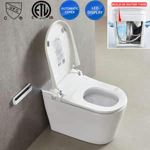 <span class=keywords><strong>WC</strong></span> Intelligente con Serbatoio Integrato a Sciacquo Indipendente dalla Pressione, <span class=keywords><strong>Coperchio</strong></span> Automatico Apri/Chiudi, Bidet Monoblocco a Sifone - Product Image 1