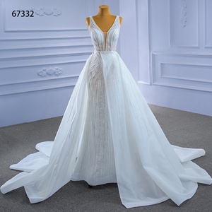 For RSM67332 Luxury Modern Princess Indian <b>12</b> Years Old Girls Detachable Lace Anti-Static Floor-Length <b>Wedding</b> <b>Dresses</b> - Product Image 1