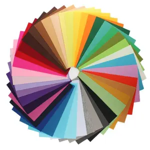 <span class=keywords><strong>Feutre</strong></span> non tissé en polyester doux et coloré de haute qualité, tissu artisanal DIY en plusieurs tailles et motifs pour les travaux manuels des enfants - Product Image 1