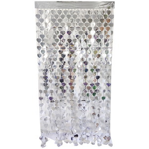 Rideau d'anniversaire <span class=keywords><strong>carré</strong></span> complet rouge, en forme de cœur, pour remise de diplôme - Product Image 6