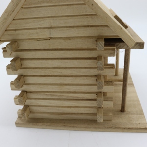 Casetta per uccelli in legno naturale personalizzata fai-da-te all'ingrosso su misura in legno appeso casa per uccelli nido per uccelli in legno - Product Image 6