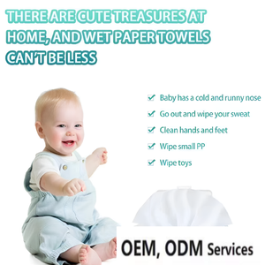 Free Sample Dingji Eco-Friendly Baby Wet Wipes 80pcs Professional Cleansing Face Wipes Soft Non-Woven 15x20cm <strong>Pamper</strong> - Product Image 4