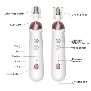 5 Speed Cordless <b>Nail</b> Drill 5 in 1 Electric <b>Nail</b> <b>File</b> Set Toenail Grinder Professional Manicure Pedicure Kit - Product Image 5