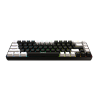Teclado Mecánico para Juegos OEM Personalizado de 68 Teclas, Tres Modos Inalámbricos, Teclado para Juegos de Oficina, Interruptor Drinkey, Iluminación RGB para PC