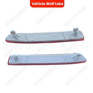 Luces traseras para parachoques Wolf Lake para Vw Jetta Mk5 Sedan 2006 2011, piezas de repuesto rojas de ABS - Product Image 2