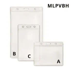Portabadge Trasparente Personalizzato per Merchandising - Modello 19246_MLPBVH Prodotto in Cina - Product Image 1