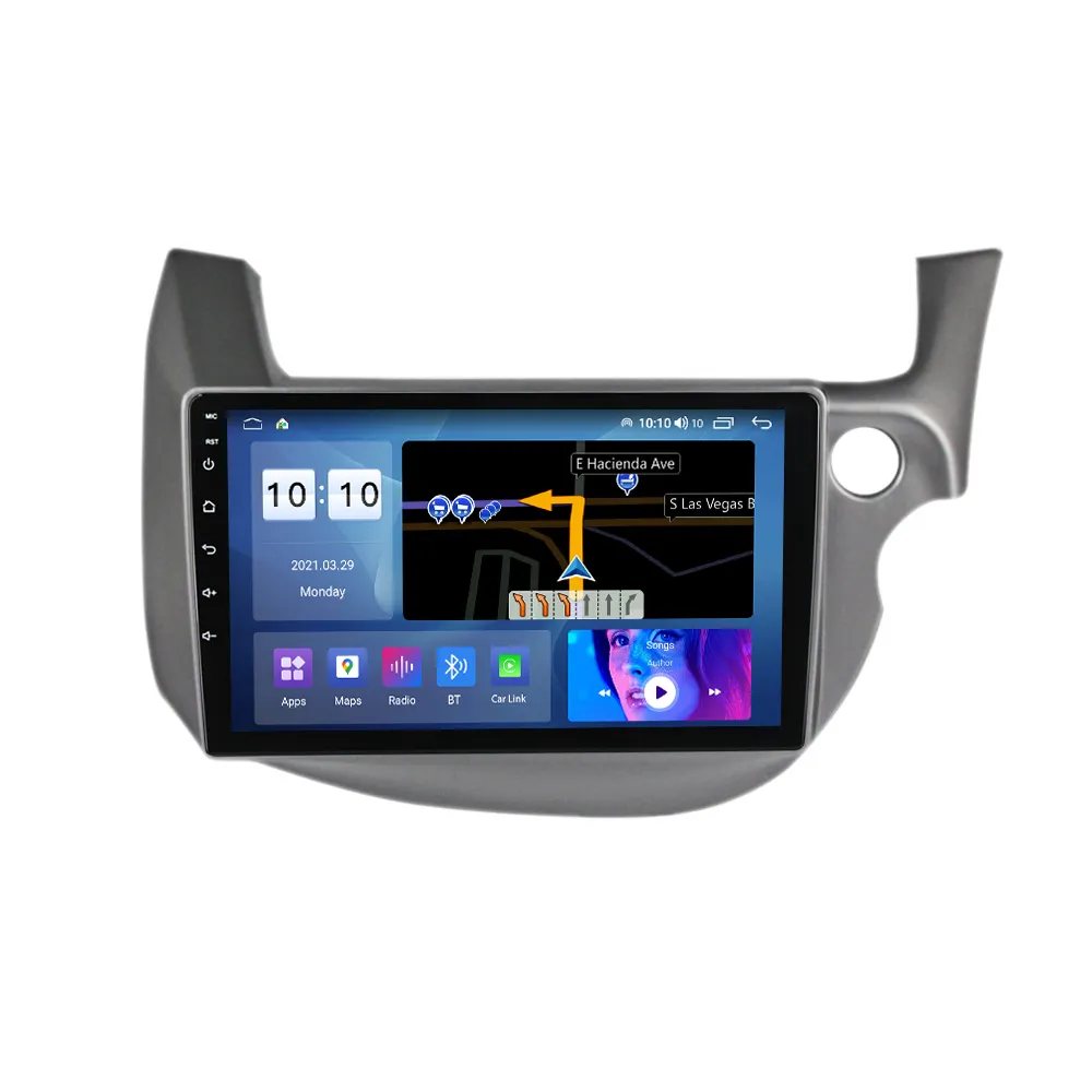 Navitree 1280*720P Android 11 8 128G RDSカーステレオforHonda Jazz 2007-2014 DSP Carplay GPS IPS AV OUT-PUTオートラジオカーラジオ