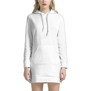 Женское платье-толстовка с капюшоном, голубое платье-толстовка из полиэстера с капюшоном и принтом флага Гватемалы, оптовая цена - Product Image 5