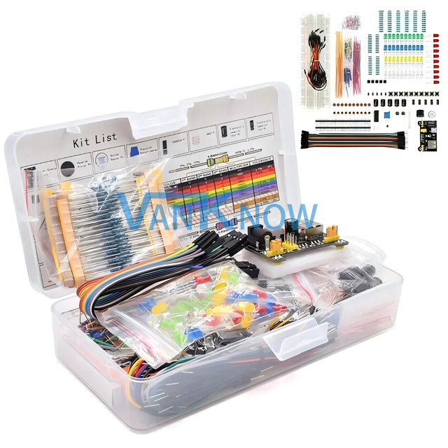 Electronics Kit for Unor3 Component Pack DIY Project Starter Kit 830 Breadboard