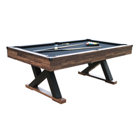 Mesa de billar multijuego 3 en 1 de 7 pies con mesa de comedor, tenis y billar de billar para niños y adultos, Material de cojín de MDF