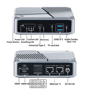 Ordinateur embarqué AI BOX PC RK3588 avec NPU 6 TOPS et accélérateur IA 26 TOPS, 8/16 Go de RAM, 64/128 Go de stockage, <span class=keywords><strong>Ubuntu</strong></span> 22.04 en stock - Product Image 3