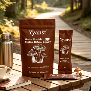 กาแฟสมุนไพรบำรุงร่างกายผสมมาคาและเห็ดป่า 18 กรัม/ซอง ผลิตภัณฑ์เสริมอาหารสำหรับผู้ใหญ่ ควบคุมพลังงาน แบรนด์ส่วนตัว - Product Image 4