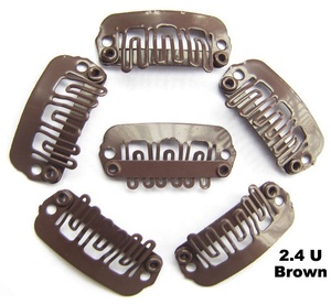 24 millimetri 1000pcs Clip di <span class=keywords><strong>Capelli</strong></span> della Parrucca Strumento di Clip A Scatto In Metallo di Figura di U clip per le estensioni dei <span class=keywords><strong>capelli</strong></span> - Product Image 4