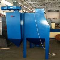 Machine de sablage à sec manuelle personnalisée avec table rotative pour le ponçage des matériaux en verre/céramique, facile à utiliser