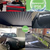 DirtyTruck Electric Power retráctil Tonneau cubierta para 2011 + para Volkswagen Amarok doble cabina impermeable aleación de aluminio bloqueo
