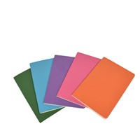 Carnet de notes couleur A5 / Cahier d'étudiant / Bloc-notes A6 à feuilles mobiles pour réunions d'entreprise / Bloc-notes couleur Morandi – Idéal comme cadeau