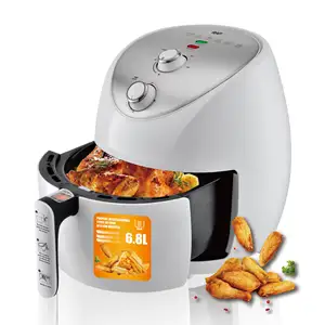 Compact Multi-Functional Dual Air Fryer Without Oil Deep Oil Free Hot Air Cooker Fryer Air Fryers 4.8L