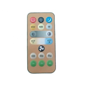 Three-Color Dimmable Fan <strong>Light</strong> <strong>Remote</strong> <strong>Control</strong> Suitable for Home Use Silent Small Fan <strong>Light</strong> Smart <strong>Ceiling</strong> Fan <strong>Light</strong> - Product Image 1