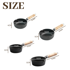 <span class=keywords><strong>Casserole</strong></span> en fonte commerciale pour la cuisson du sucre, des bougies, du chocolat, petite marmite économique pour la préparation du lait de soja - Product Image 3