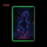 Lesbare und Beschreibbare Leuchtende NFC-Smartcard mit Anpassbarer LED-Position und -Farbe, Modernes Design für Markenmarketing im Großhandel