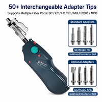 Sonde d'inspection de fibres optiques OEM USB WiFi rechargeable à mise au point rapide pour la maintenance des centres de données