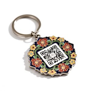 Porte-clés Médaille Saint Benoît <span class=keywords><strong>Dreamwork</strong></span> en Promotion avec Émail Coloré, Pendentif Saint Benoît, Cadeaux Religieux en Alliage Métallique - Product Image 3